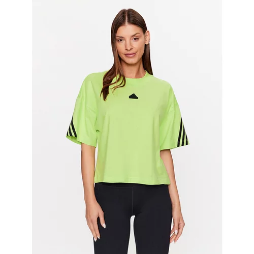 Adidas Majica Future Icons 3-Stripes T-Shirt IL3062 Zelena Loose Fit
