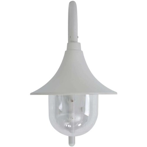 VidaXL vrtna stenska svetilka E27 42 cm aluminij bela Slike