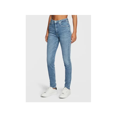 Calvin Klein Jeans Jeans hlače J20J220187 Modra Skinny Fit