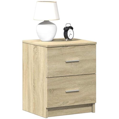  Noćni ormarići 2 kom s 2 ladice Sonoma hrast 40x36x50 cm Cijene