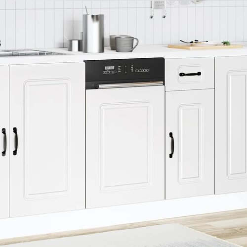  Ploča za perilicu posuđa Kalmar 45x1,5x57 cm konstruirano drvo Bijela Slike