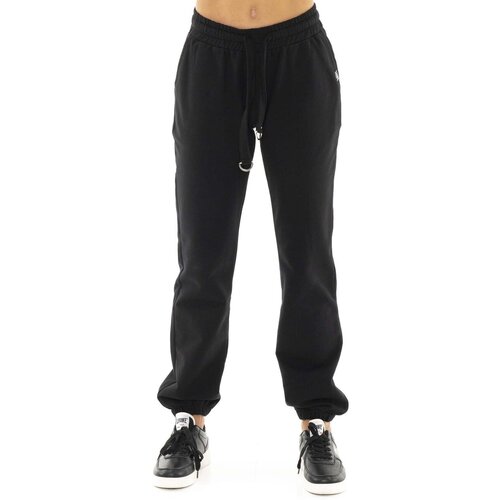 Leone 1947 Spodnji deli trenirke Woman Sweatpants Black Ring Črna Cene