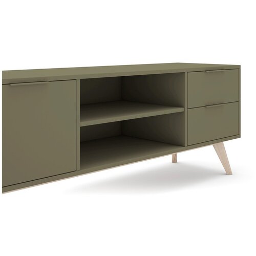 Marckeric Zelena TV komoda u mat dekoru 180x53x40 cm Campus &amp;ndash; Slike