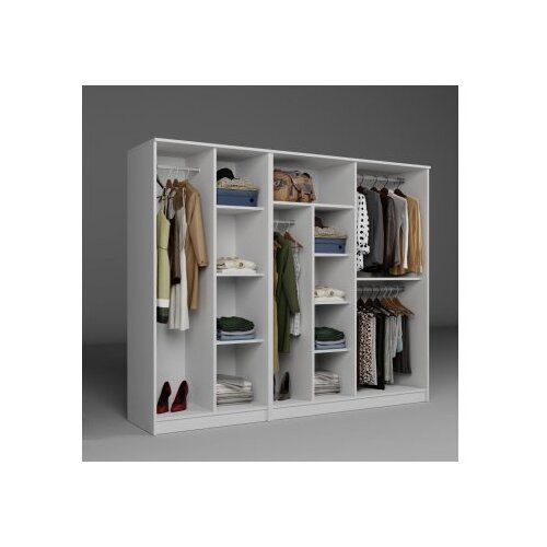 Hanah home Ormar Kardelen 1600-105, 220x180x51.8 cm, Bijeli Slike
