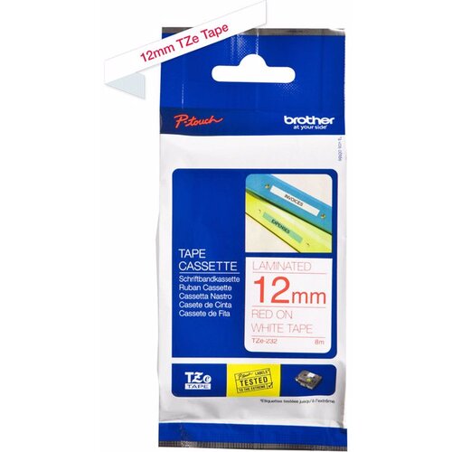 Pot TRAKA TZE232 12mm crveno na bijelo Cijene