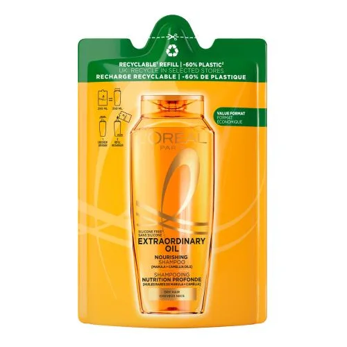 L´Oréal Paris Elseve Extraordinary Oil Nourishing Shampoo 250 ml šampon suha kosa punilo za žene