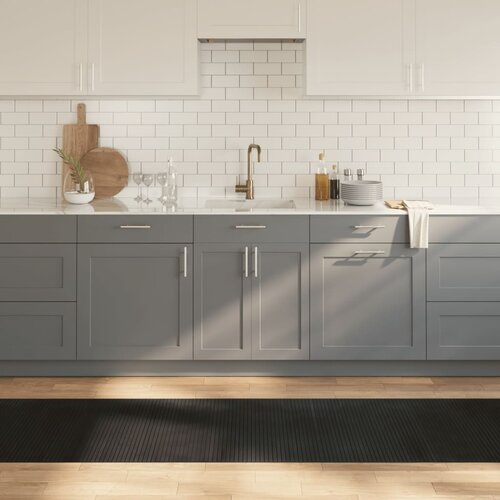 VidaXL Tepih pravokutni crni 70 x 500 cm od bambusa Slike