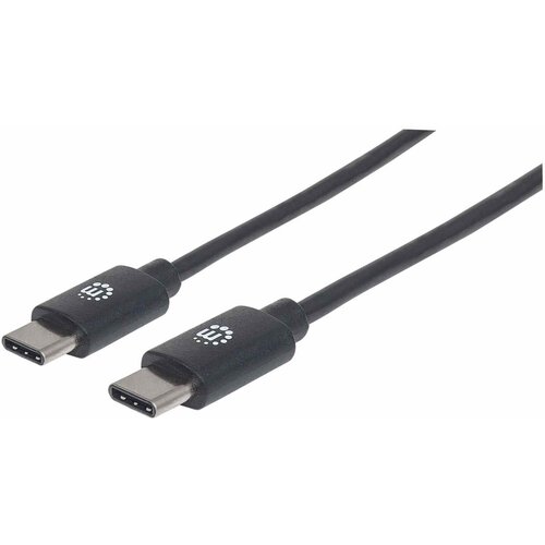 Manhattan USB 2.0 kabel tipa C mo&scaron;ki do mo&scaron;kega tipa C mo&scaron;ki 480 Mbit / s 0\,5 m črne barve USB kabel USB 2.0 USB-C&reg; vtič 0.50 m črna, (20401209) Cene