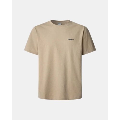 PepeJeans Majice s kratkimi rokavi PM509933 CONTRAST CONNOR Bež Cene