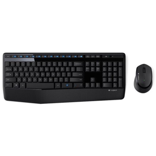 Logitech MK345 brezžična črna slo tisk tipkovnica + mi&scaron;ka Cene
