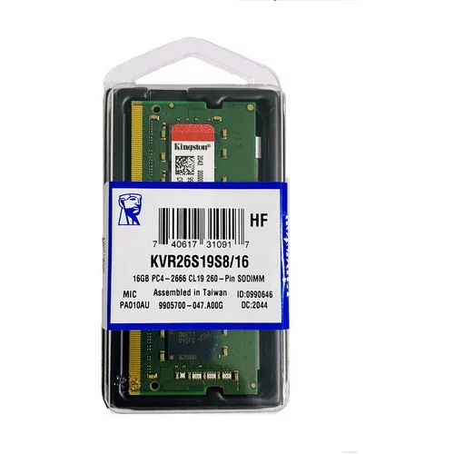 Kingston RAM memorija SO-DIMM DDR4 16GB 2666MHz ValueRAM KINID: EK000397030