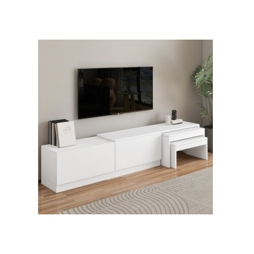 Hanah home TV polica Nest White Cene