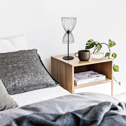 Opviq Stona lampa E27 Grlo, Crna Cene