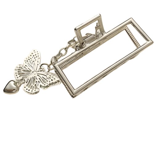  Štipac za kosu Butterfly - Srebrna / Tip5 KP30636 Cene