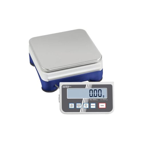 Kern PCD 2500-2 precizna vaga Opseg mjerenja (kg) 2.5 kg Mogućnost očitanja 0.01 g strujni pogon, baterijski pogon, pogo Cijene