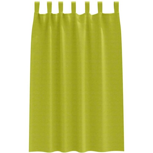 VidaXL Zavjese sa zavjesama 2 pcs Jabukova zelena Poliester Slike