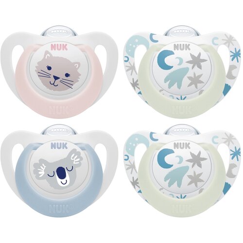 Nuk duda varalica - silikon Star Day & Night 0-6 m, 2/1 Cijene