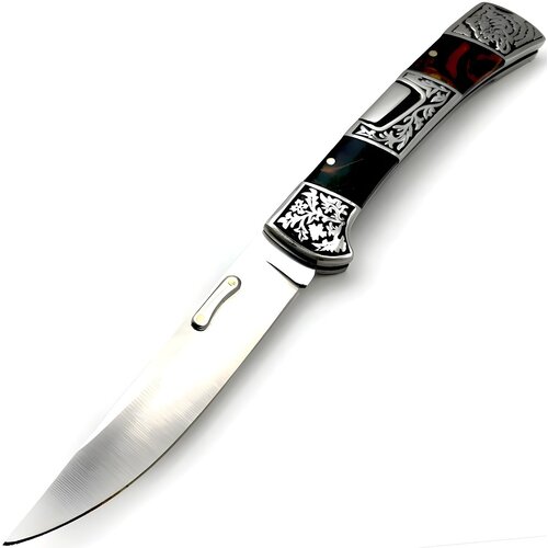  sklopivi nož B3159 - Crna / Smeđa / Srebrna KP39424 Cene