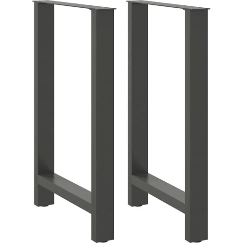 vidaXL Noge za barsko mizo antracitne barve 2 kosa 60 x (90-91) cm jeklo, (22123833) Cene