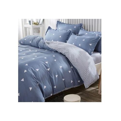 Lessentiel Maison komplet posteljina (200x220) Ucgen Blue Slike