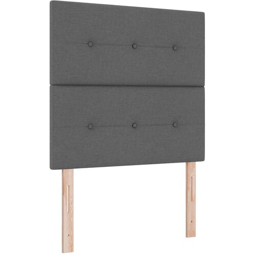  Boxspring krevet s madracem Tamnosiva 120 x 200 cm Tkanina Slike