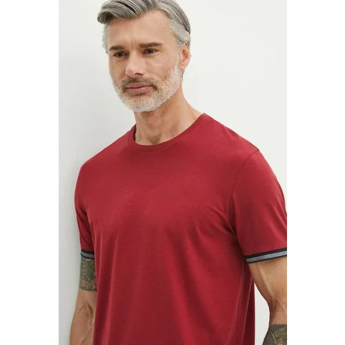 Medicine Pamučna majica za muškarce, boja: crvena, bez uzorka