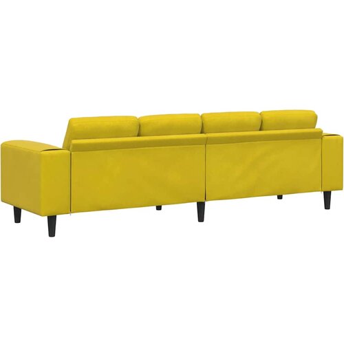  Kauč za dnevni boravak Žuta 250 x 77 x 76 cm Slike