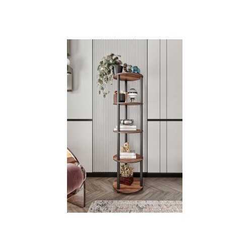 Hanah home Polica za kuću Bookcase, 34x140x34 cm, Boje oraha Cene
