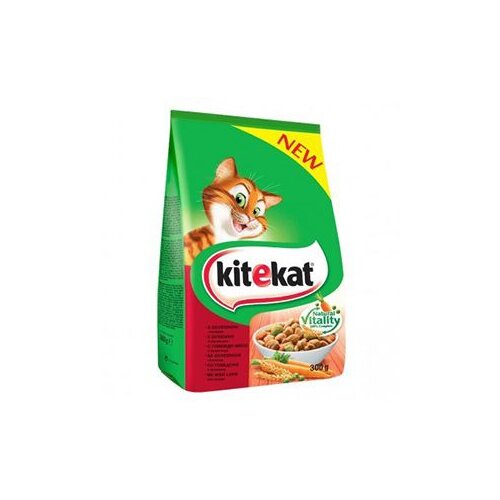  Hrana za mačke Kitekat dry beef/veg 300g Slike