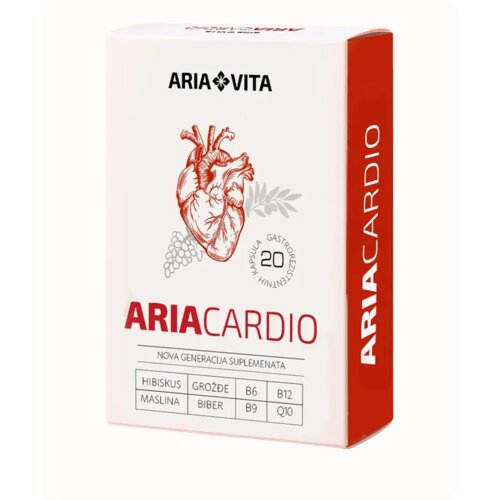 Aria Vita Dodatak ishrani za podr&amp;scaron;ku zdravlja srca i cirkulacije Cardio, 20 kapsula Slike