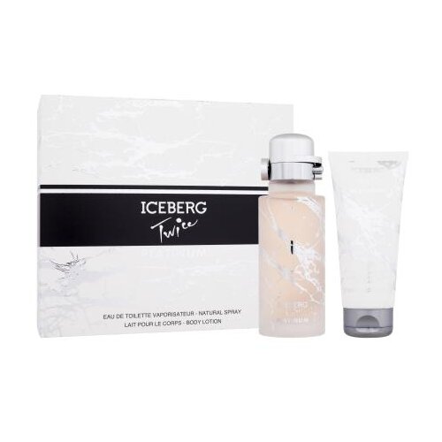 Iceberg Twice Platinum Set toaletna voda 125 ml + losjon za telo 100 ml za ženske Cene