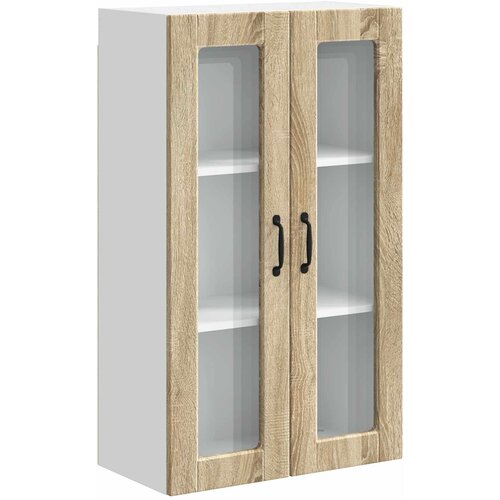  Zidni stakleni ormarić Sonoma hrast 60 x 31 x 100 cm Slike