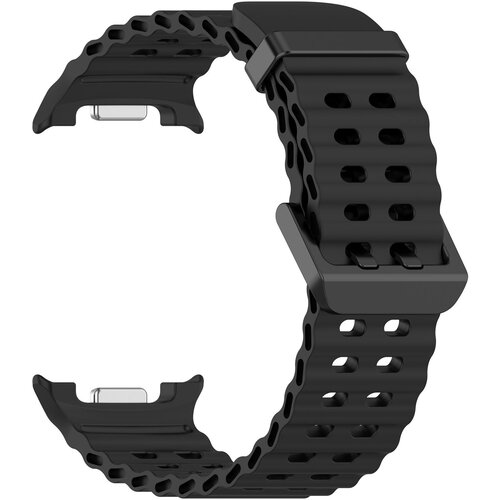 INF Združljivo s Samsung Watch8, Watch8 Classic Ocean Band silikonski pašček Black, (5000079541) Cene