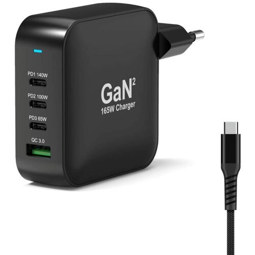 Port Polnilec TYPE C 165W GAN2 + KABEL 2M, (5000231199) Cene