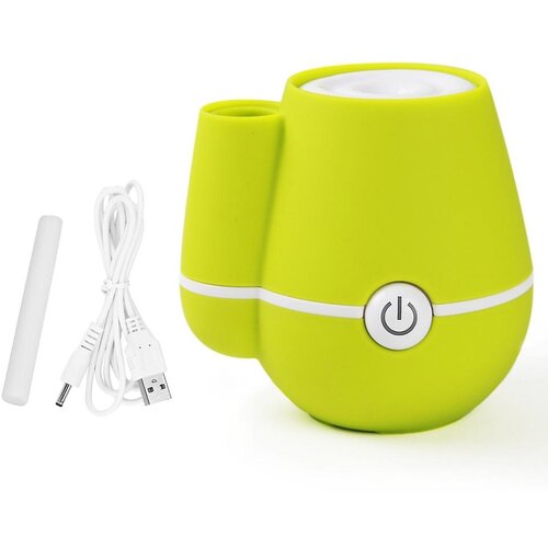 Venisymlis Mini Usb Ultrazvočni Vlažilec S Hladno Meglo 220 Ml - Čistilec Zraka V Obliki Vaze, Aroma Difuzor (Zelen), (22060870) Cene
