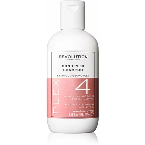 Revolution Haircare Plex No.4 Bond Shampoo intenzivno hranilni šampon za suhe in poškodovane lase 250 ml