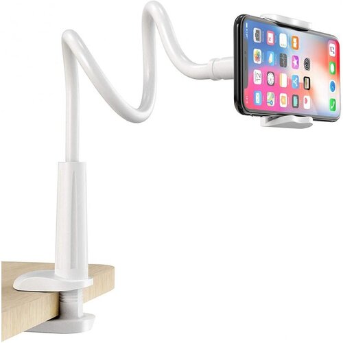 Univerzalni gibljiv nosilec za tablico ali telefon 70cm bel AKCIJA Cene