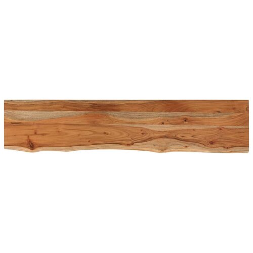 Maison Chic Stenska polica - Viseča Polica 90x20x3,8 cm pravokotna akacija naraven rob, (21793418) Slike
