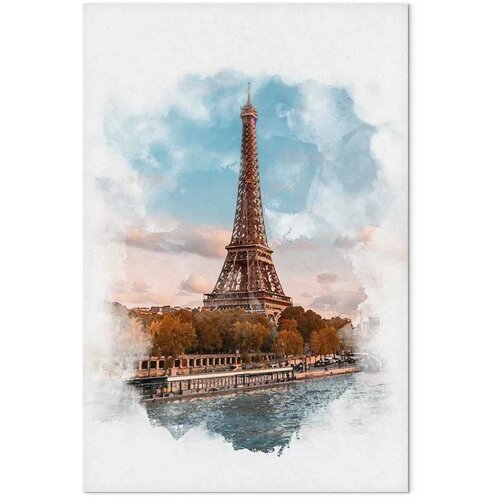  Slika - Paris View (1 Part) Vertical 80x120 Akustična Slike