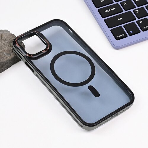  torbica magsafe trendy za iphone 11 6.1 crna Slike