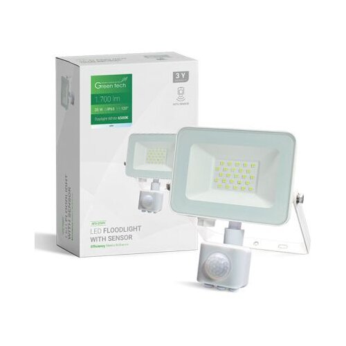 Greentech LED reflektor sa senzorom 20W 6500K IP65 1700lm Cijene