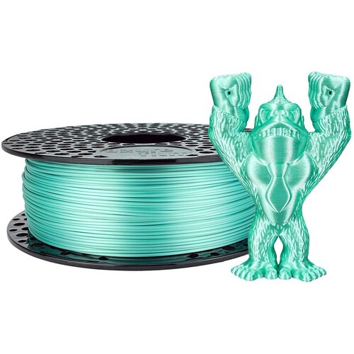 AzureFilm pla silk filament 1.75mm, 1000g, turquoise blue Cene
