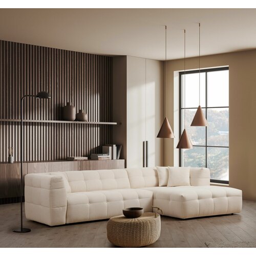 Atelier Del Sofa cady 3 seater right - beige beige corner sofa Cene