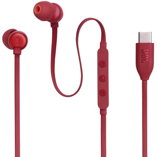 JBL Tune 310C USB-C žične slu&scaron;alke v rdeči barvi Cene