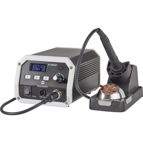 Toolcraft Visokofrekvenčna spajkalna postaja\, digitalna 100 W ST-100 HF 50 do 480 °C vklj. spajkalna konica, (20413945) Cene
