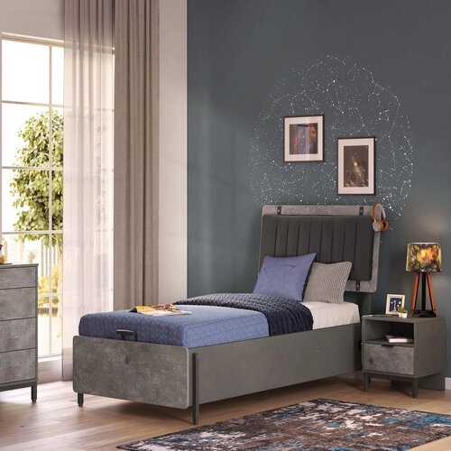  Space gray KREVET SA KUTIJOM (120x200 cm) Slike