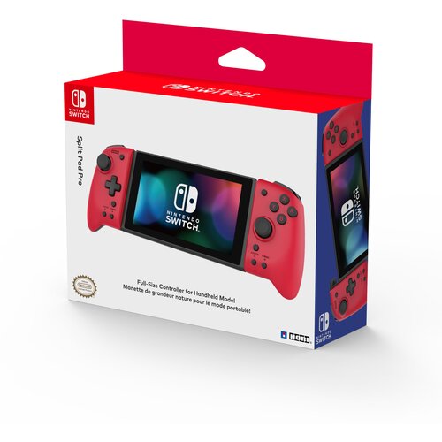 Hori gamepad split pad pro for nintendo switch (volcanic red) Slike