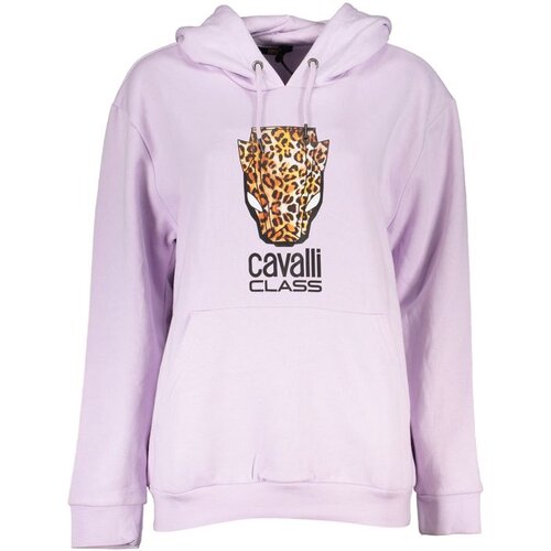 Cavalli Class ŽENSKA PULOVER S KAPULJAČOM BEZ ZIPA - LJUBIČASTA Cijene