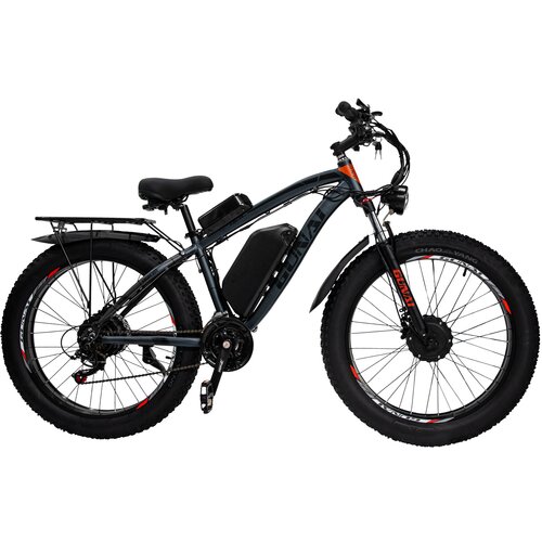 Gunai GN88 2000W dvomotorno 48V 23Ah 26-palčno električno kolo z debelo pnevmatiko gorsko električno kolo za moške, (21134011) Cene
