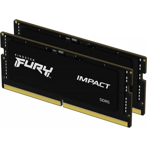 Kingston DDR5 64GB (2x32GB) so-dimm 5600MHz [fury impact], non-ecc unbuffered, CL40 1.1V, 262-pin 2Rx8, memory kit Cene